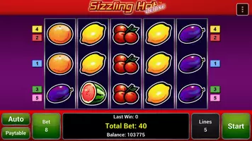 Sizzling Hot Deluxe Online Slot Gameplay